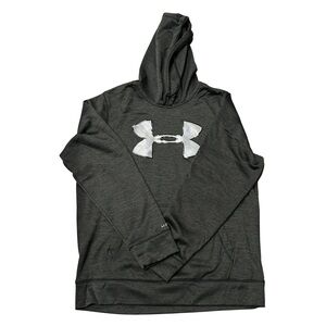 Under Armour Mens Dark Green Hoodie Size Large